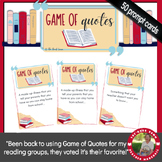 Game of Quotes: A Silent Reading Game