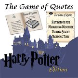 Game of Quotes: Harry Potter Edition