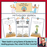 Game of Quotes Mythology Edition: A Silent Reading Game