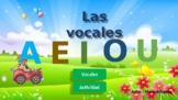 Game of vowels in pptx. in Spanish