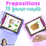 Prepositions 78 Game Cards for Speech Language Therapy Spe