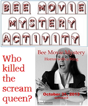 Preview of Game: Bee Movie mystery activity /party game