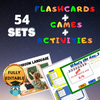 Preview of ESL - Games + Activities + Flash Cards for ESL teaching + Complete Lessons