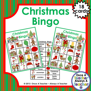 Games • Bingo for Primary Grades • Christmas | TPT