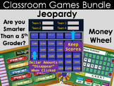 Games Bundle: Jeopardy Template, Money Wheel, Are you Smar