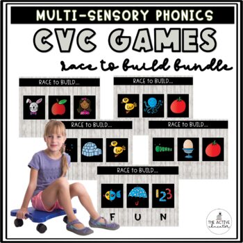 Preview of Games for CVC Words Bundle