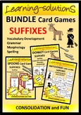 Preview of 16 Games to CONSOLIDATE and REVIEW SUFFIXES - Morphology/Spelling/Comprehension