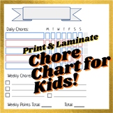 Gamified Chore Chart!