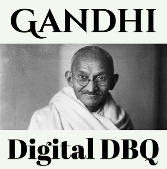 Preview of Gandhi, Civil Disobedience & Independence - Google Form Digital Activity