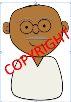 Preview of Gandhi Clip Art