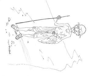 Preview of Gandhi Coloring Sheet/ Page for Notes