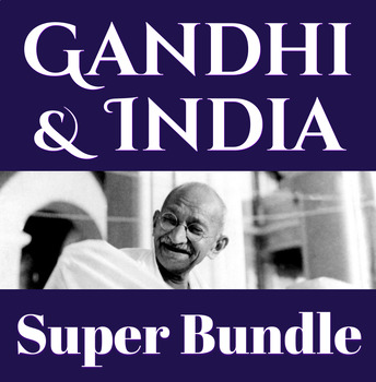 Preview of Gandhi & India's History & Geography - Super Bundle
