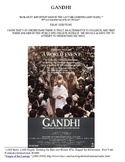 Gandhi - Movie Guide