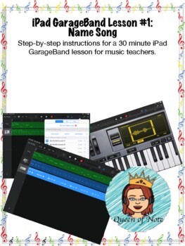 Preview of iPad GarageBand Lesson #1: Name Song