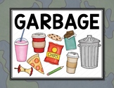 Garbage Can or Bin - Classroom Label - Poster - Sign