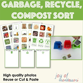 Preview of Garbage, Recycle, Compost Sorting Activity