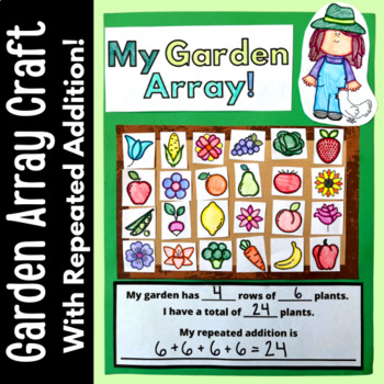 Preview of Garden Array Craft | With Repeated Addition