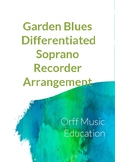 Garden Blues Differentiated Soprano Recorder Trio
