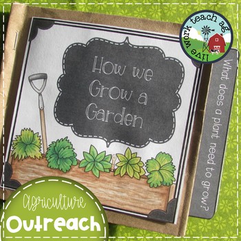 Preview of Garden Book Project - Classroom Activity or Agriculture/FFA Outreach Activity