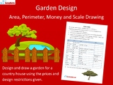Garden Design - Real World Math Practice Worksheet (Dollar