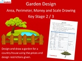 Garden Design - Real World Math Practice Worksheet (Pounds