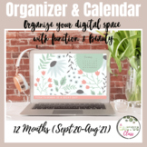 Garden Desktop/Phone Calendar & Organizer | Serene and Tranquil