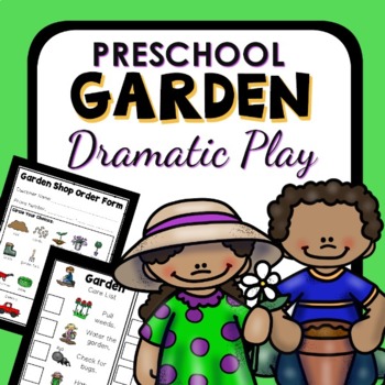 Preview of Garden Dramatic Play Preschool Pretend Play Pack