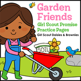 Garden Friends: Girl Scout Promise Practice Pages - Daisie