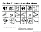 Garden Friends Matching Game