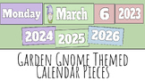 Garden Gnome Flip Calendar Pieces