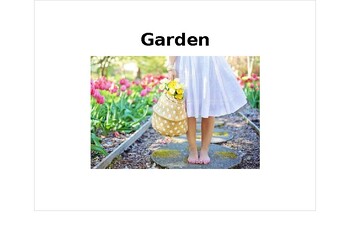 Preview of Garden Interactive Book