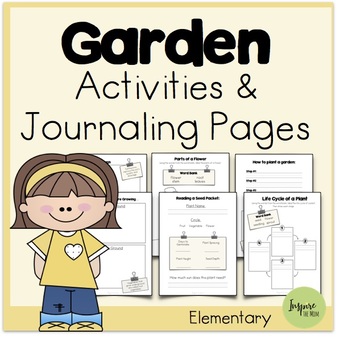 Preview of Garden Activities and Journaling Pages
