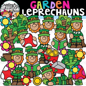 Garden Leprechauns Clipart Leprechaun Clipart By Creating4 The Classroom