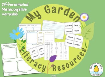 Preview of Garden Literacy Resources: Comprehensive & Differentiated for Science & Writing