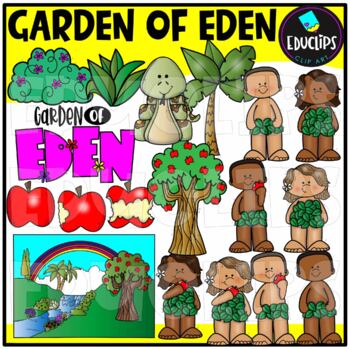 Preview of Garden Of Eden Clip Art Set {Educlips Clipart}
