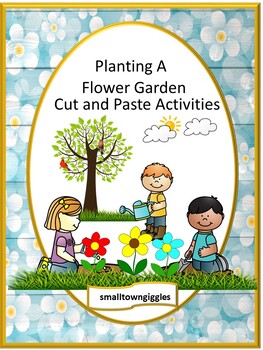Preview of Garden Spring Kindergarten Cut and Paste Activities Special Education Math