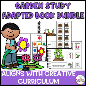 Preview of Garden Study Adapted Book Bundle Curriculum Creative