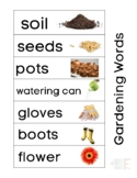 Garden Study Vocabulary - English and Spanish
