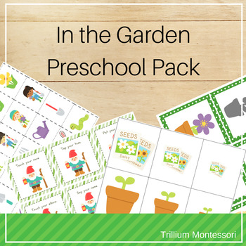 Preview of Garden Theme Phonological and Phonemic Awareness Activities for Spring and April