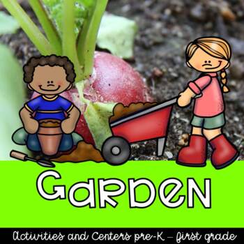 Preview of Garden Theme Resources/worksheets/centers preschool, pre-k, kindergarten, 1st