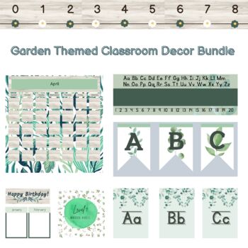 Garden Themed Classroom Decor BUNDLE By Becky In The Classroom TpT   Original 8198984 1 