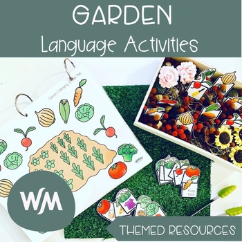 Preview of Garden Themed Language Activities 