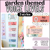 Garden Themed Voice Level Posters
