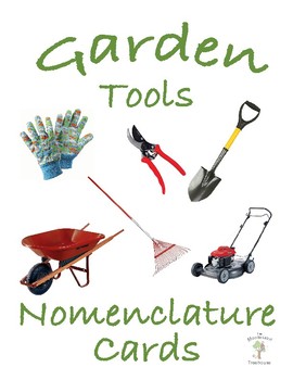 gardening tools printable teaching resources teachers pay teachers