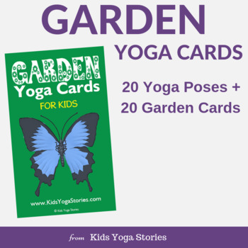 Preview of Yoga Cards for Kids - Garden