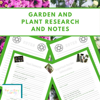 Preview of Garden and Plant Research and Notes in Color