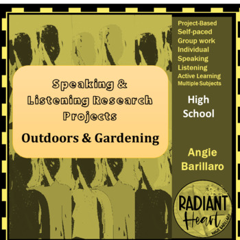 Preview of Independent or Group Research Project - Gardening & Outdoor focus SELF-PACED