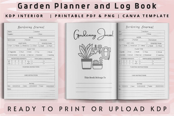 Preview of Gardening Planner | KDP Interior