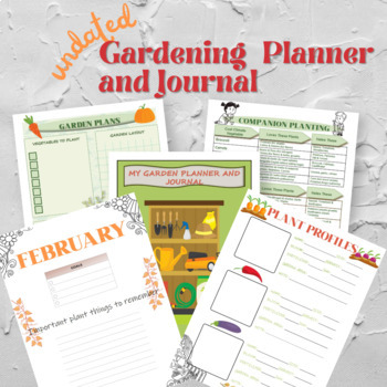 Preview of Gardening Planner and Journal