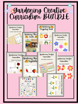 Preview of Gardening Spring Creative Curriculum Supplemental BUNDLE